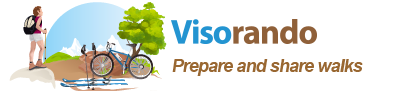 Walking Route Planner Visorando website
